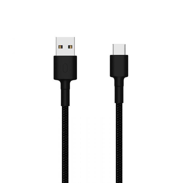 Mob. telefono kabelis XIAOMI Mi USB į Type-C, 1 m, juodas