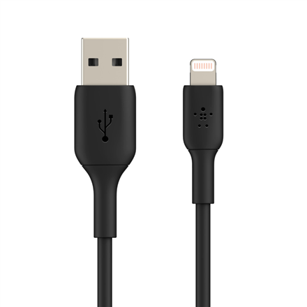 Mob.telefono kabelis Belkin BOOST CHARGE Lightning to USB-A Black,0.15 m