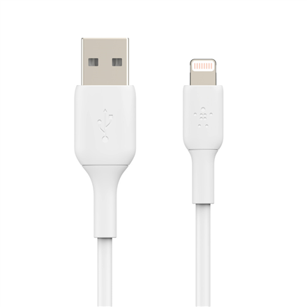 Mob.telefono kabelis Belkin BOOST CHARGE Lightning to USB-A  White, 0.15 m