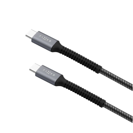 Fixed  Armor Cable USB-C/USB-C, 1.2 m, 240W  FIXDA-CC12-GR