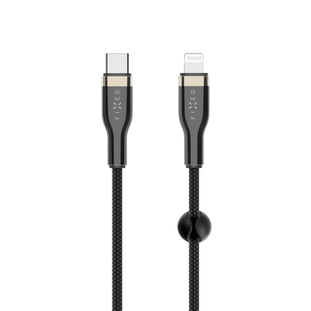 Fixed  Braided Cable USB-C/Lightning, 2 m  FIXDB-CL2-BK