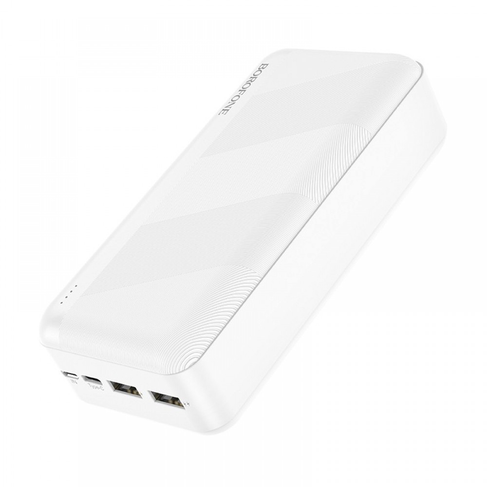 Išorinė baterija Power Bank Borofone BJ27B 2xUSB 30000mAh balta