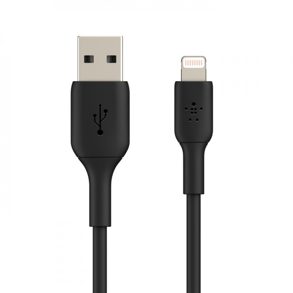 USB kabelis Belkin Boost Charge USB-A to Lightning 1.0m juodas