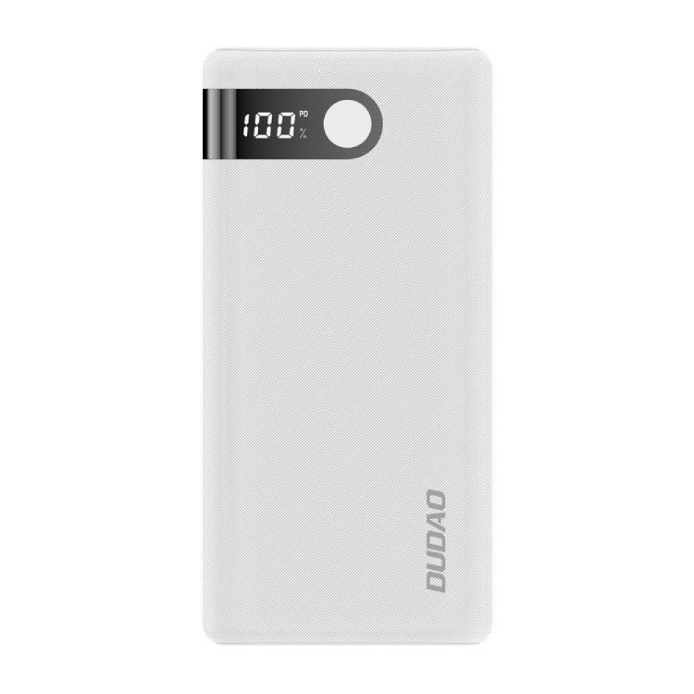 Išorinė baterija Power Bank Dudao K9Pro-05 2xUSB-A / Type-C / microUSB 20000mAh balta