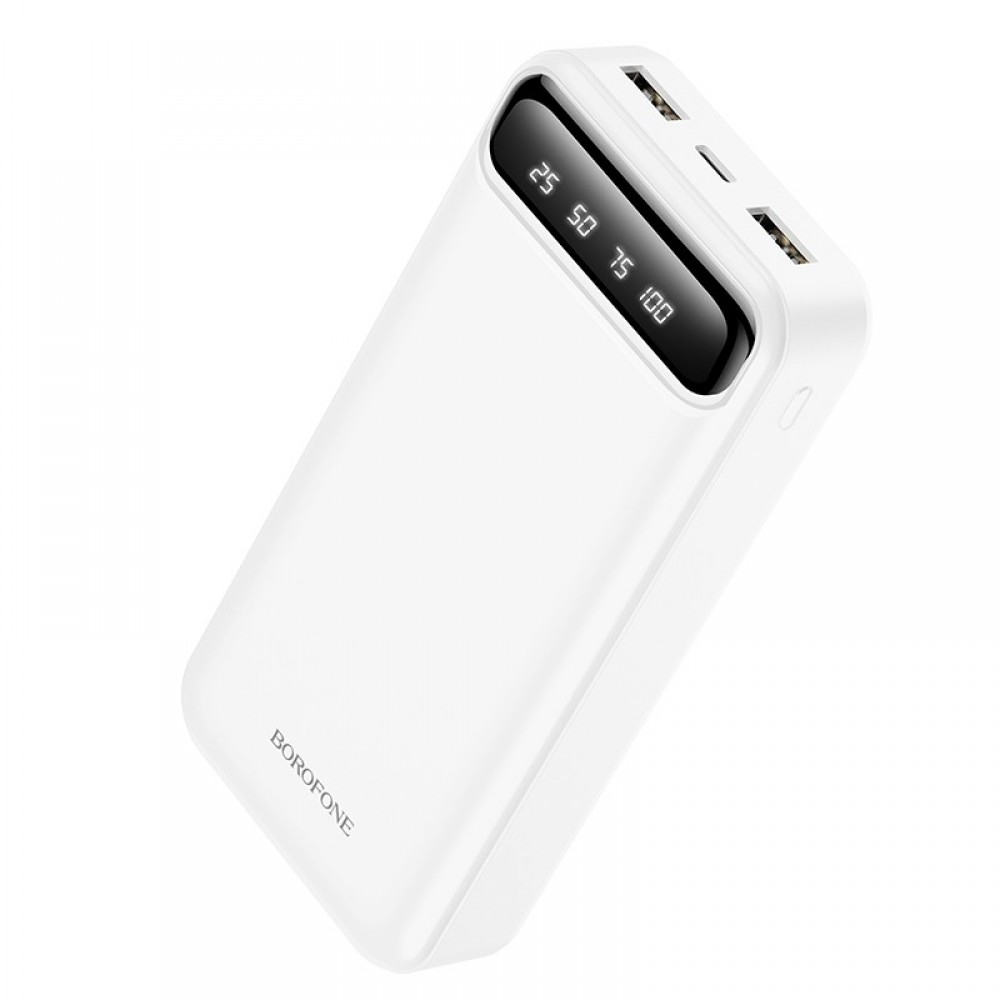 Išorinė baterija Power Bank Borofone BJ14A 2xUSB 20000mAh balta