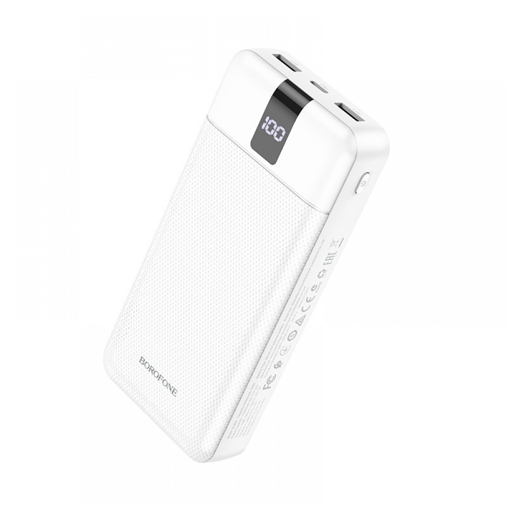 Išorinė baterija Power Bank Borofone BJ20A 5 Output 3 Input 20000mAh balta