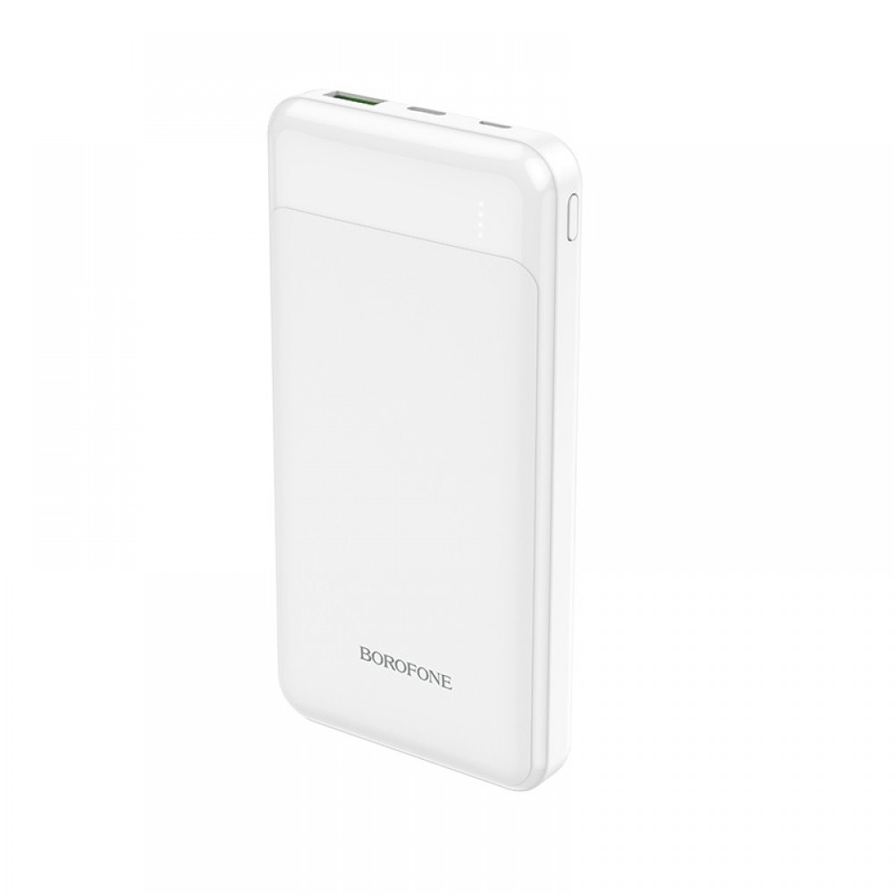 Išorinė baterija Power Bank Borofone BJ19 Type-C PD 20W+Quick Charge 3.0 10000mAh balta