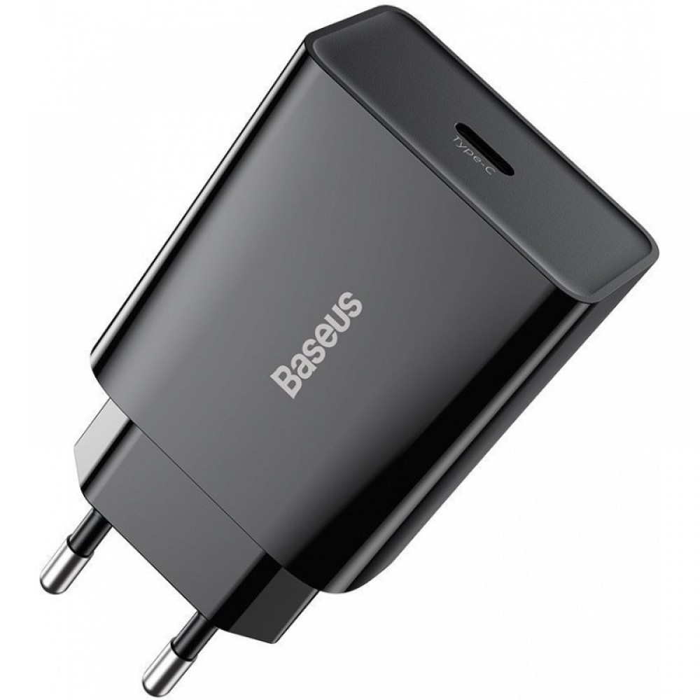 Pakrovėjas-įkroviklis Baseus Speed Mini Quick Charger 1C 20W juodas CCFS-SN01