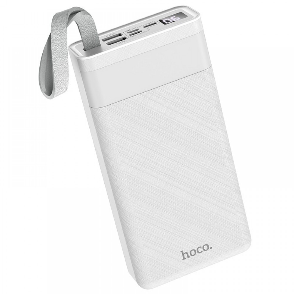 Išorinė baterija Power Bank Hoco J73 2A 30000mAh balta