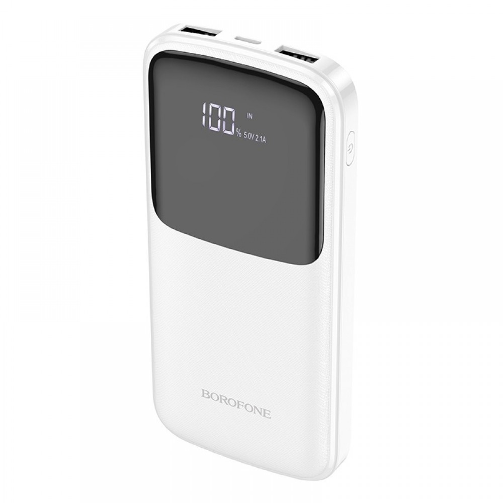 Išorinė baterija Power Bank Borofone BJ17 2xUSB 10000mAh balta