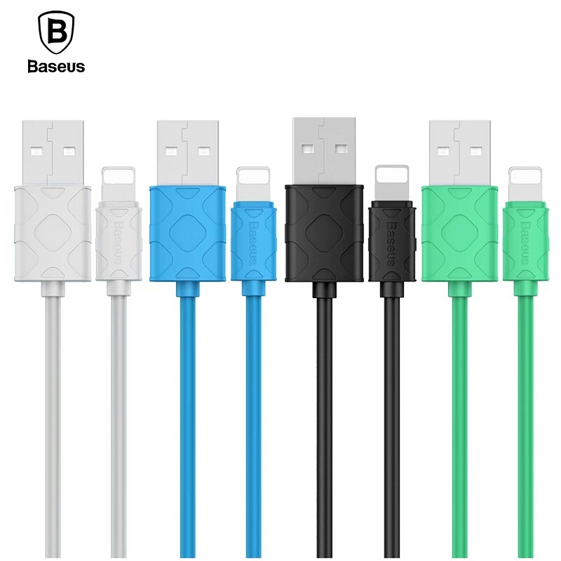 Iphone Lightning USB krovimo - duomenų perdavimo laidas BASEUS Yaven 2.1A 1m