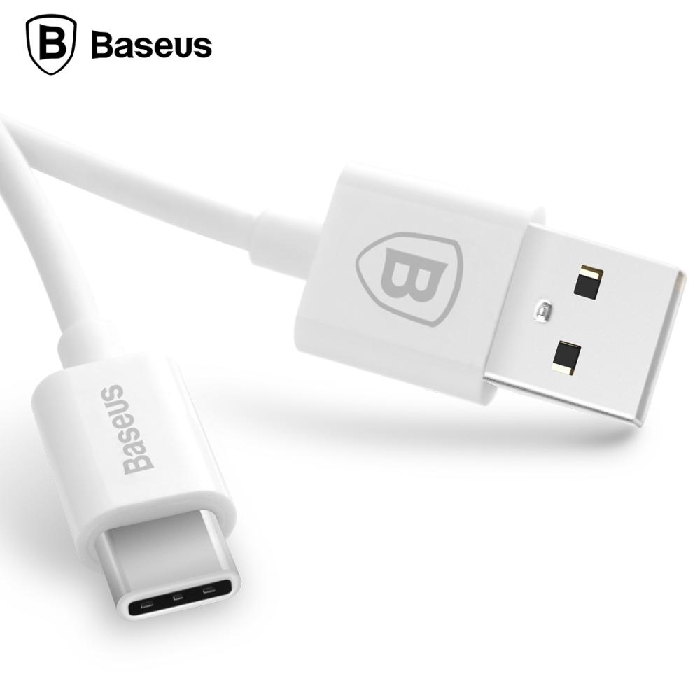 USB 2.0 - Type-C telefono krovimo - duomenų perdavimo laidas BASEUS Flash 2A 1m