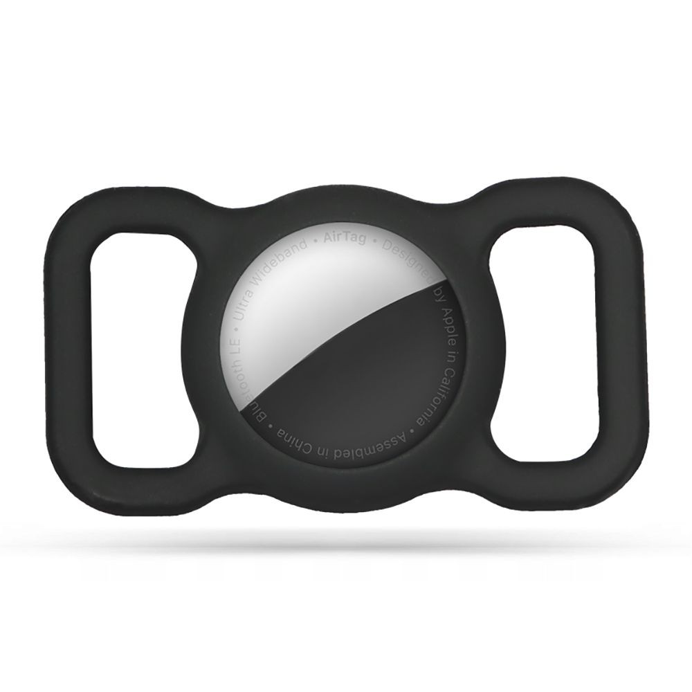 Juodas dėklas "Tech-Protect Smooth for Pet" skirtas Apple Airtag