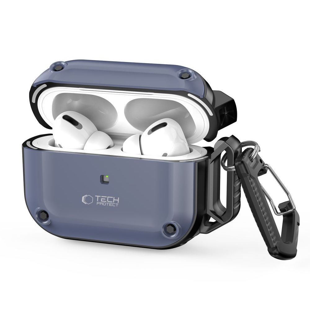 Mėlynas dėklas "Tech-Protect Rough Pro" skirtas Apple Airpods Pro 1 / 2