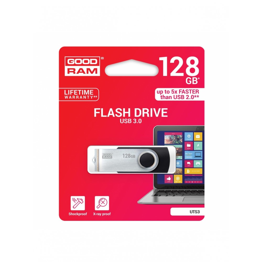 Atmintinė GOODRAM UTS3 128GB USB 3.0