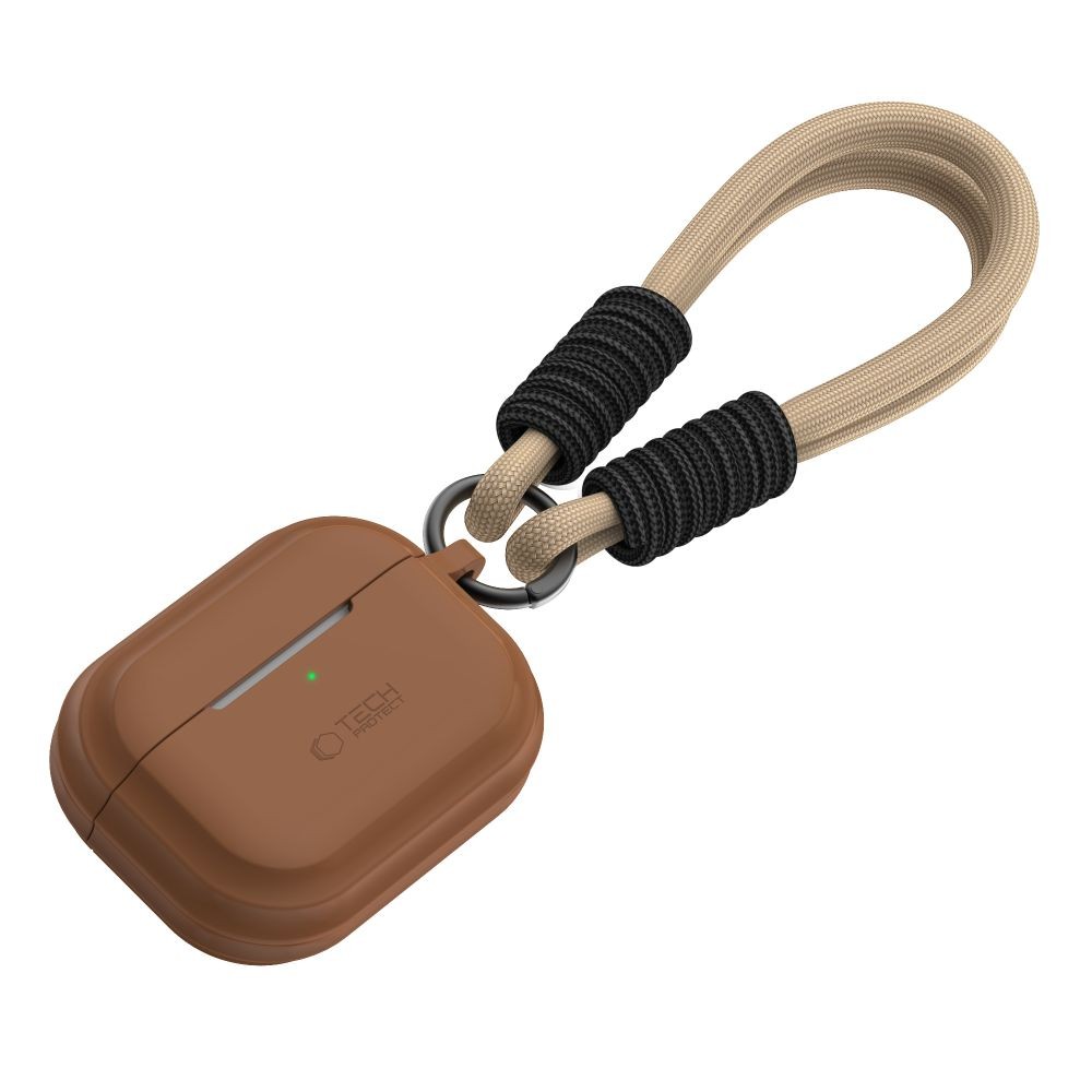 Rudas dėklas "Tech-Protect Silicone Rope" skirtas Apple Airpods Pro 1 / 2