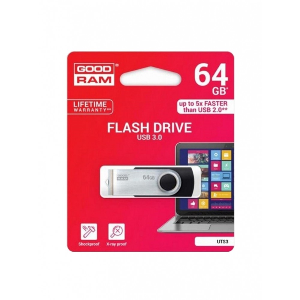Atmintinė GOODRAM UTS3 64GB USB 3.0