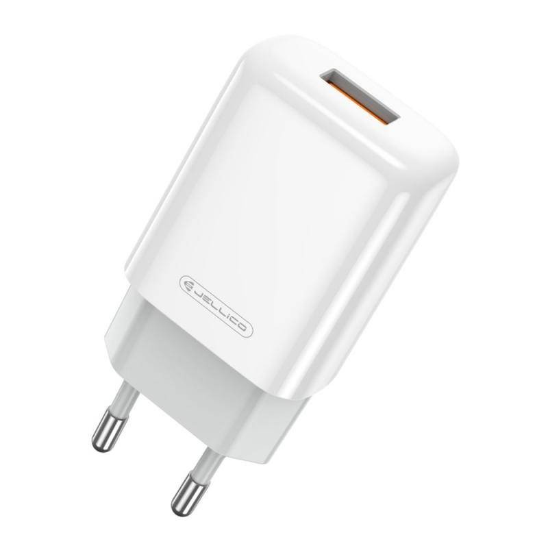 Įkroviklis Jellico EU01 2.4A USB-A baltas