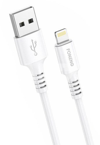 Cable USB to Lightning Foneng, x85 iPhone 3A Quick Charge, 1m (white)