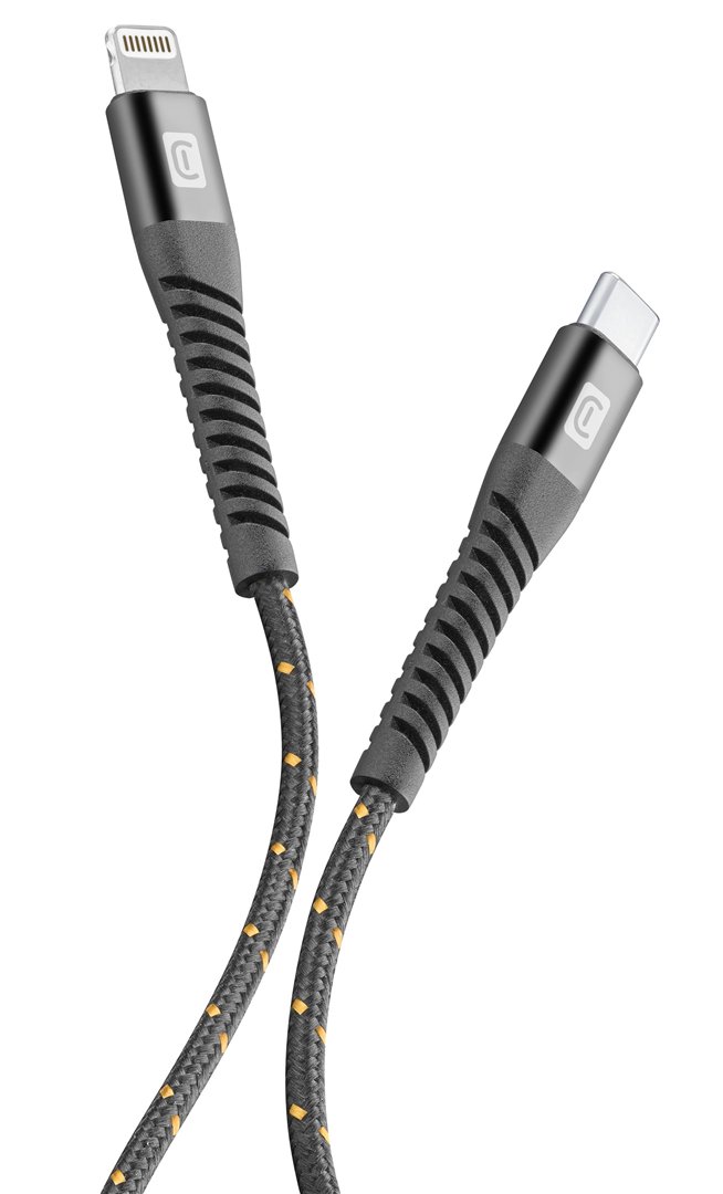 Mob. telefono kabelis CELLULARLINE USB-C į Lightning, 2m, juodas