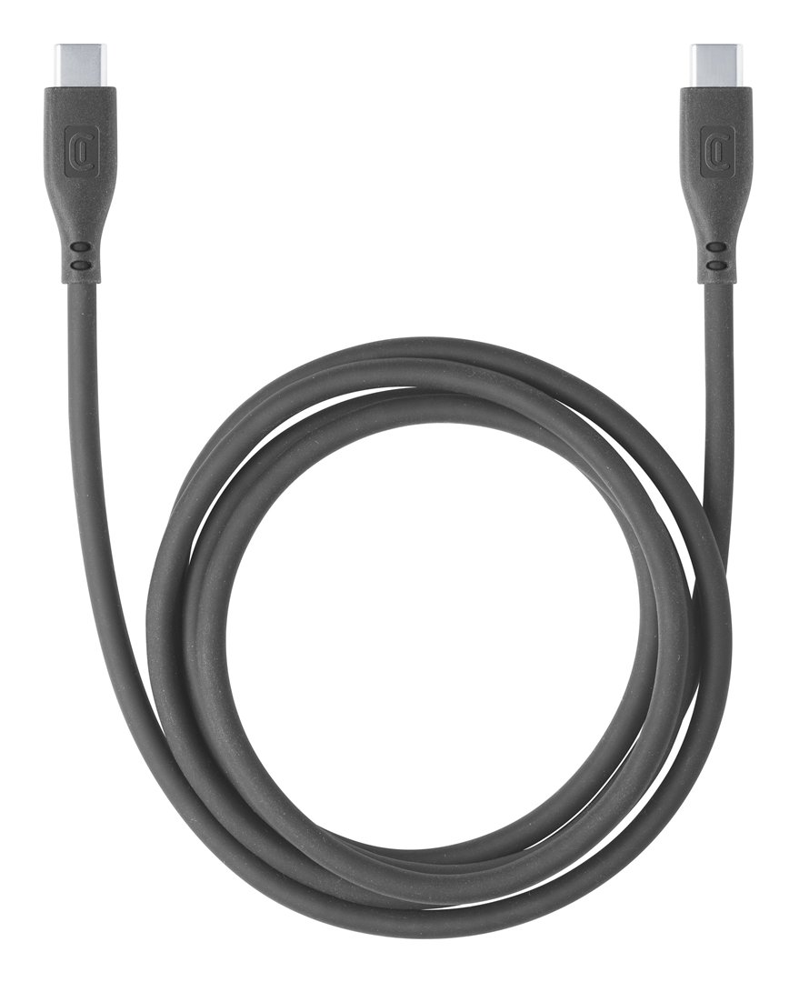 Mob. telefono kabelis CELLULARLINE Data USB-C į USB-C, 1,2m, juodas