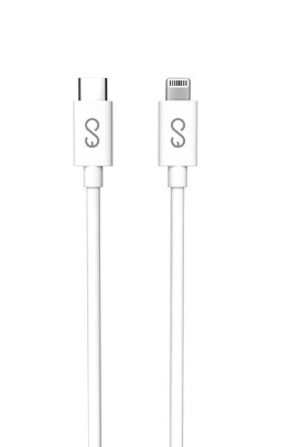Kabelis EPICO PD USB-C - Lightning 1m, balta