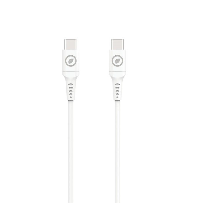Kabelis MUVIT Type-C to Type-C Cable up to 60W 2m,white