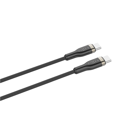 Fixed  Braided Cable USB-C/USB-C, 2m, 100W  FIXDB-CC2-BK