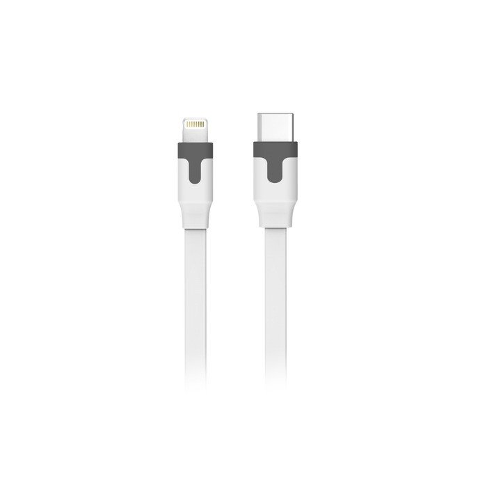 Type-C Cable Lightning 1m 3A By Muvit White