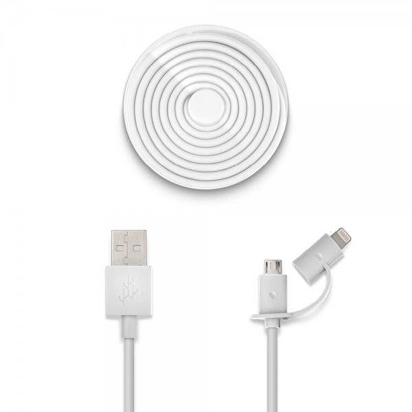 Usbepower DUO - 1.2m Micro-USB and Lightning in the same cable!