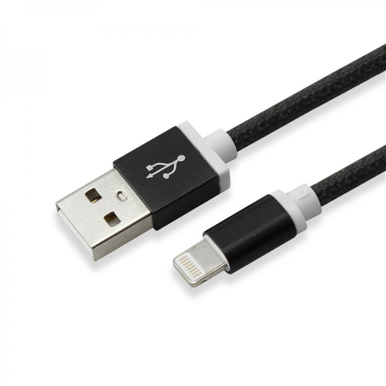 Kabelis Sbox USB 2.0 8 Pin IPH7-B black