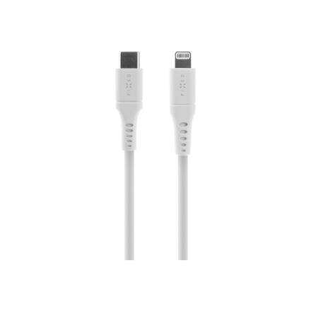 Fixed  Liquid Silicone Cable USB-C/Lightning, 2 m  FIXDLS-CL2-WH