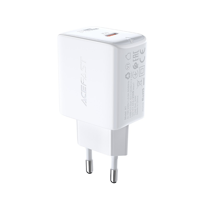 Įkroviklis Acefast A1 PD20W USB-C juodas