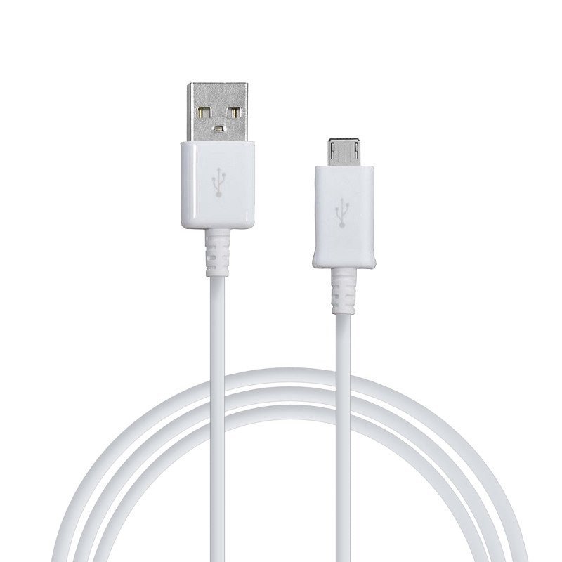 USB kabelis ORG Samsung i9500 S4/N7100 Note 2 microUSB (ECB-DU4EWE) 1.5m baltas