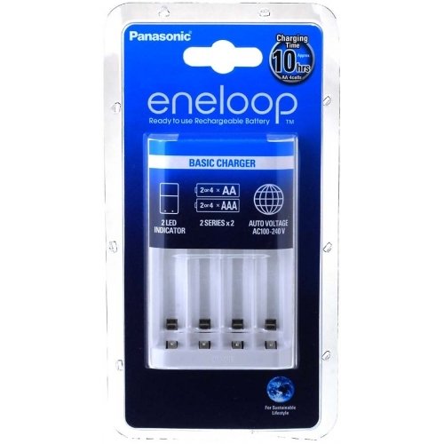 Įkroviklis Panasonic eneloop Basic battery charger 2 or 4 AA/AAA