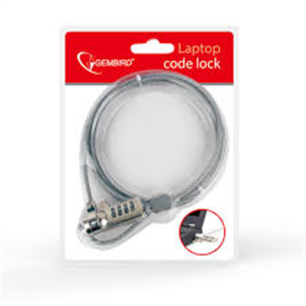 NB maitinimo šaltinis Cable lock for notebooks (4-digit combination)  LK-CL-01