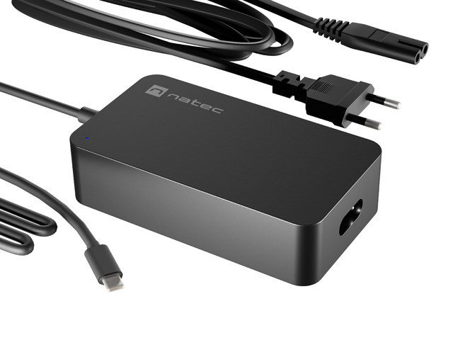 NATEC LAPTOP CHARGER GRAYLING USB-C 45W