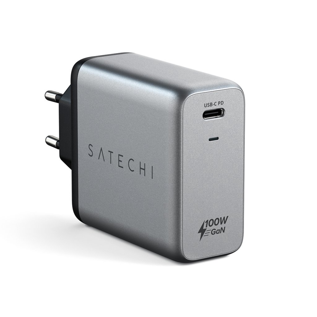 Mob.telefono tinklo įkroviklis SATECHI 100 W GaN PD charger with USB-C outlets