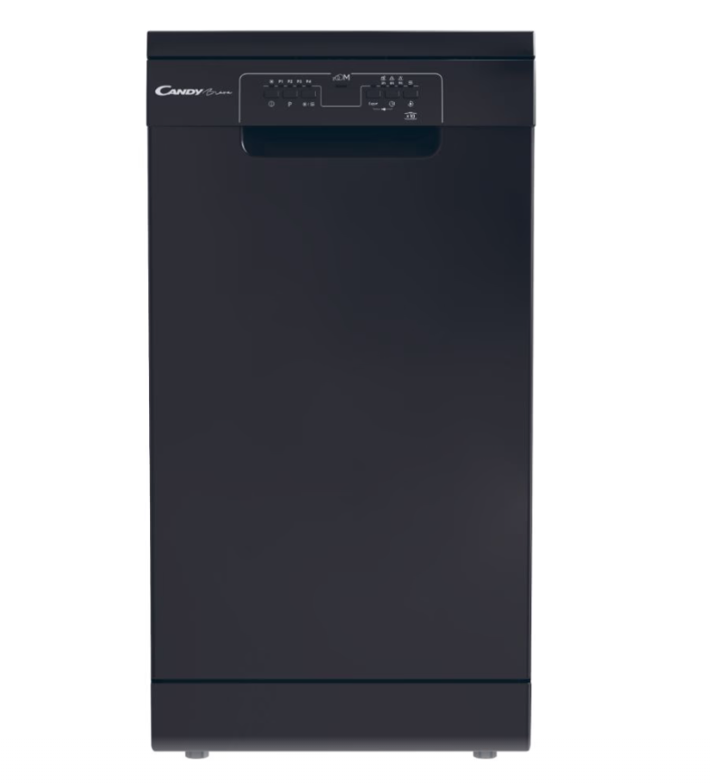 Indaplovė Candy CDPH 2L1047B Dishwasher,  Free standing, E, Width 44,8 cm, 10 place settings, Black