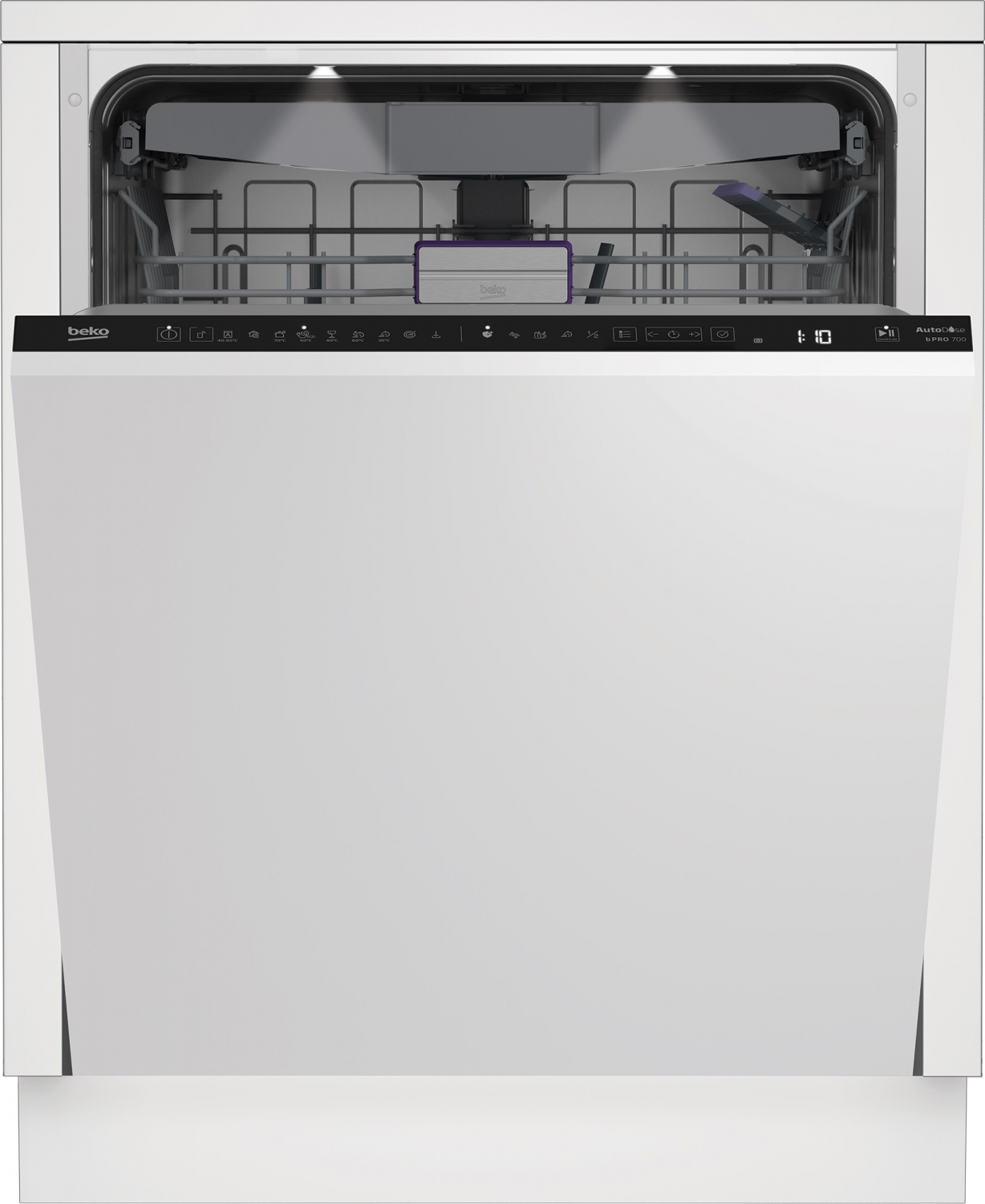 Įmontuojama indaplovė Beko BDIN39640A, balta
