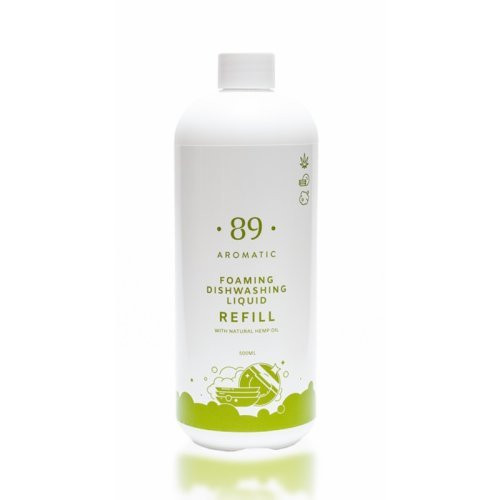 Aromatic 89 Foaming Dishwashing Liquid Putojantis indų plovimo skystis, 500ml Papildymas