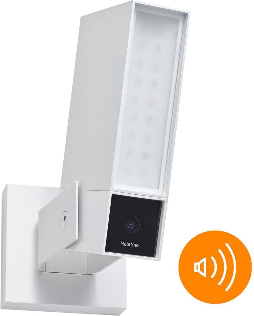 Netatmo security camera Smart Outdoor Camera With Siren, white