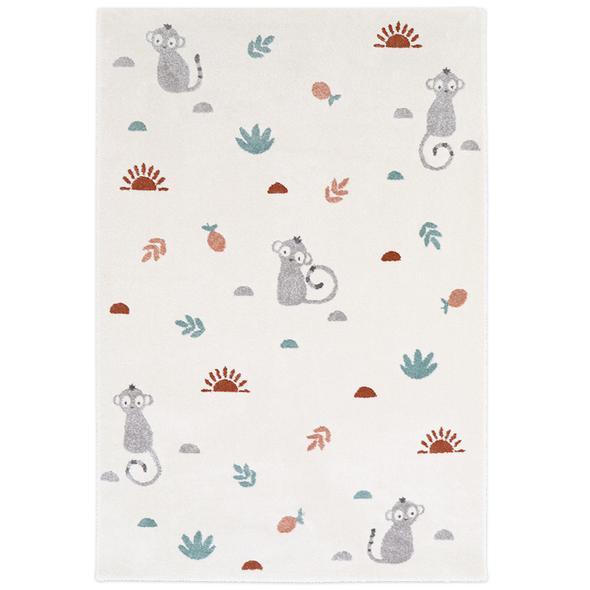 Nattiot kilimas LITTLE WILD MONKEY SIENNA tapis enfant