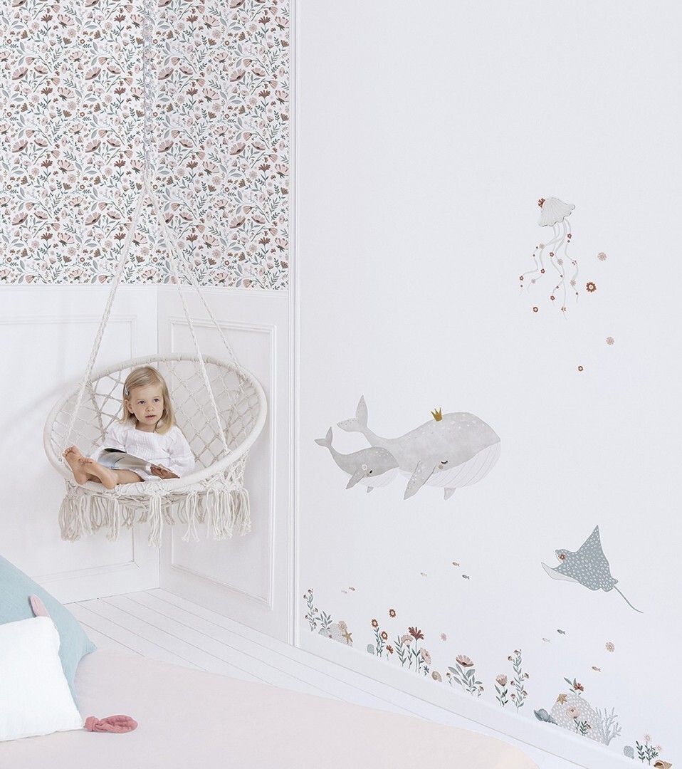 LILIPINSO sienų lipdukai - OCEAN FIELD - Wall decal décor / Under the sea