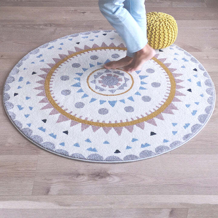 Nattiot kilimas Nolita Rond tapis enfant rond multicolore