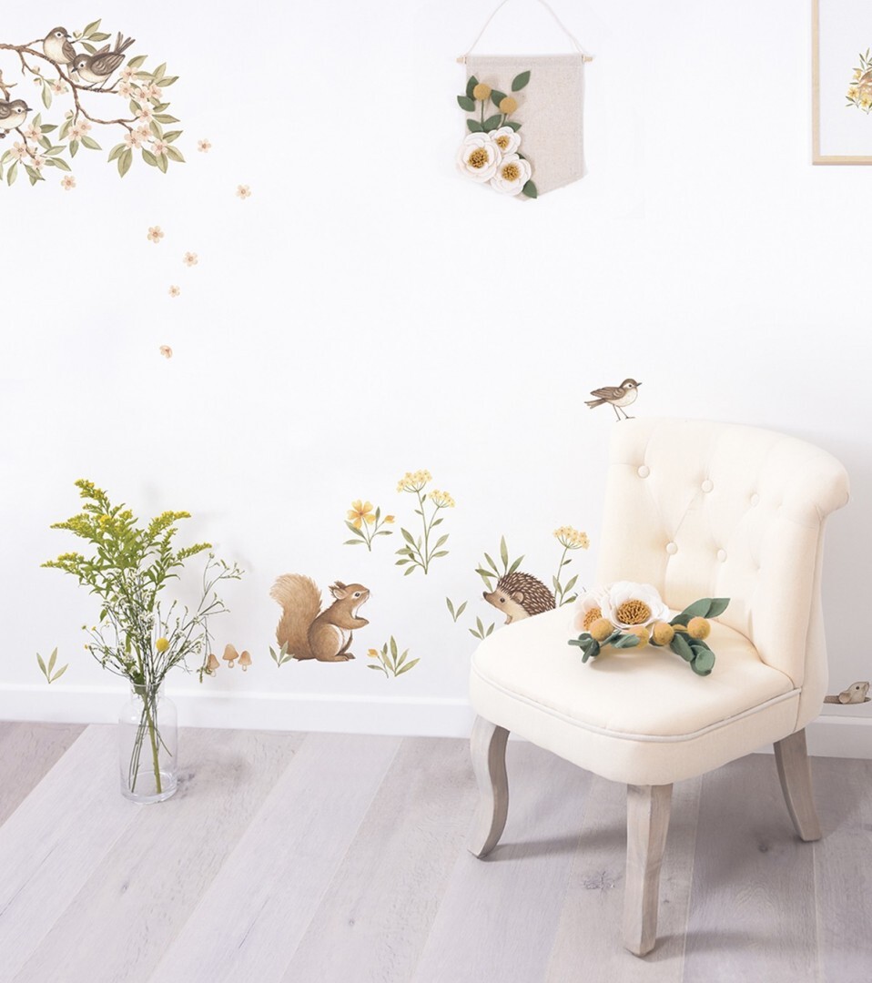 LILIPINSO sienų lipdukai - OH DEER - Wall decals / Forest animals