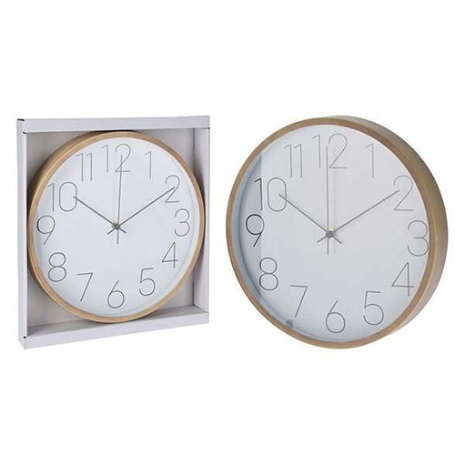 Sieninis laikrodis WALL CLOCK, Ø30 cm x 4 cm