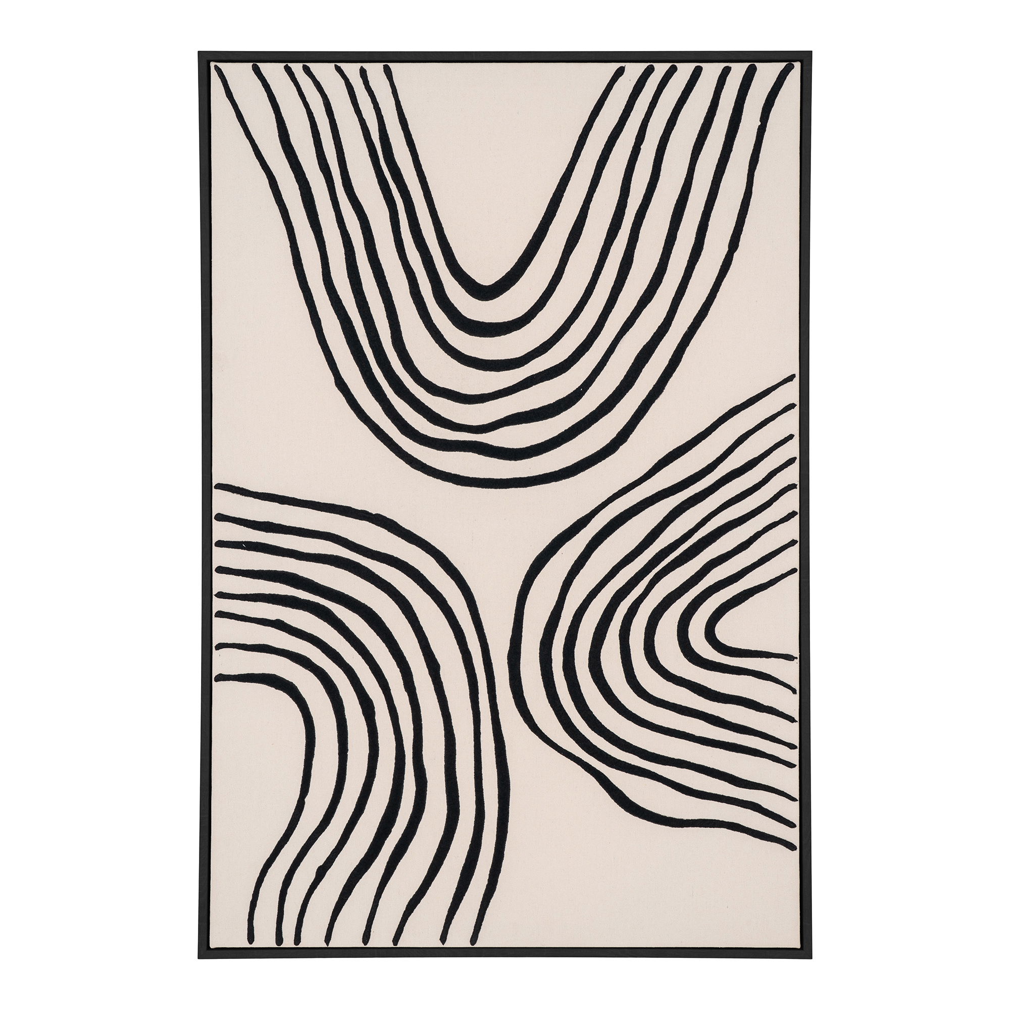Paveikslas | 60 x 90 x 4 cm | Juoda | Smėlio