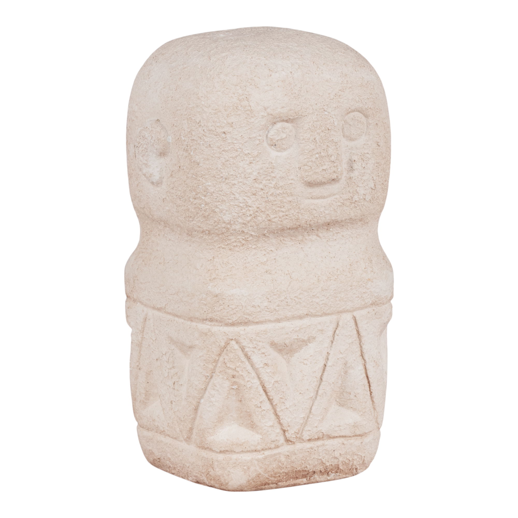Cementinė statulėlė | Dekoras | 5,5 x 10 x 5,5 cm | Smėlio