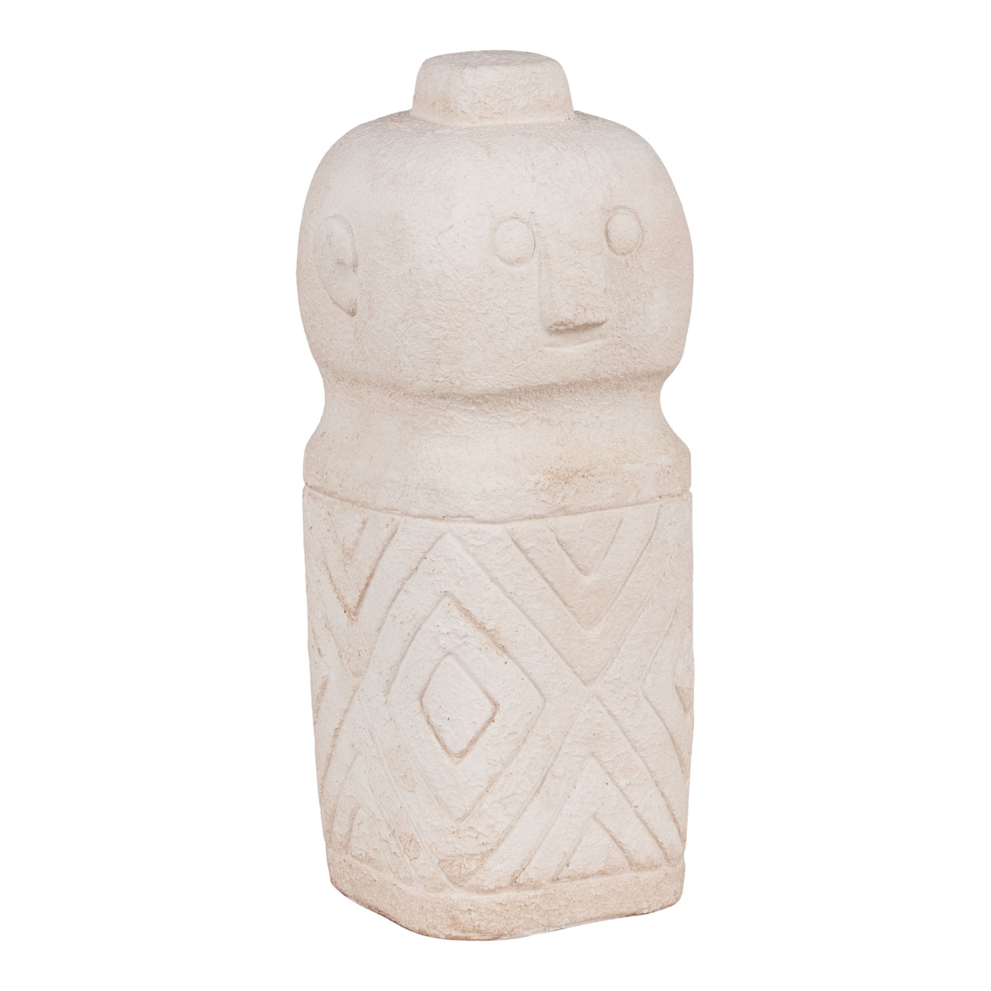Cementinė statulėlė | Dekoras | 6,5 x 15 x 6,5 cm | Smėlio